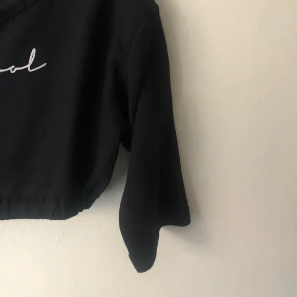 Free People FP Movement Gym Cropped Stay Cool Sweatshirt in Black L - Picture 4 of 8